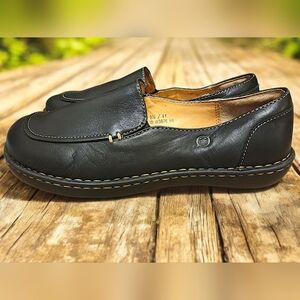 **Sold** Born Black Leather Loafers - Size 9.5